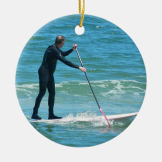 Paddleboarding Julgransprydnad Keramik