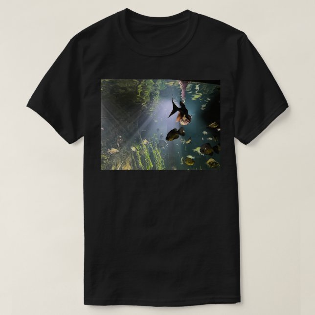 Paddlefish Swimming Away på Tennessee Aquarium T Shirt (Design framsida)