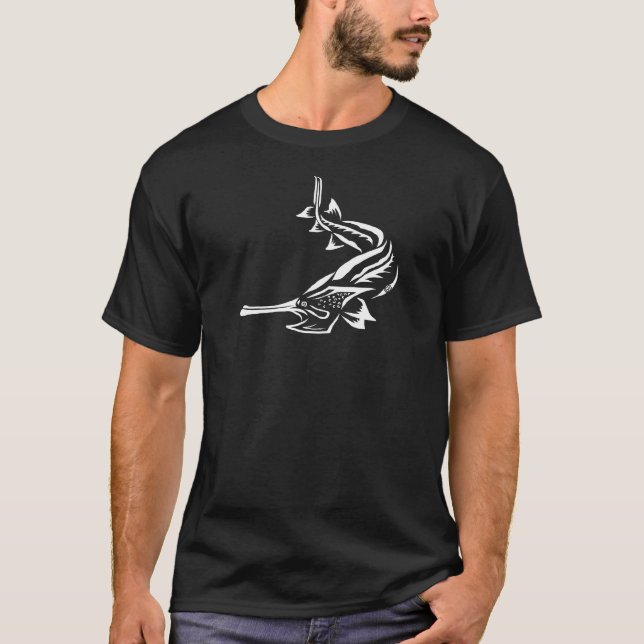 Paddlefish & talarstoldesign tröja (Framsida)