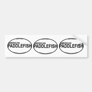 PaddlefishEuroklistermärkear Bildekal