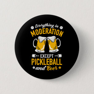 Paddlell Tennis - Dminton Beer Mugg Picklell och b Knapp