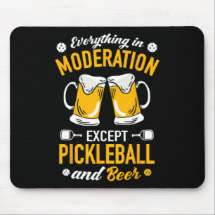 Paddlell Tennis - Dminton Beer Mugg Picklell och b Musmatta