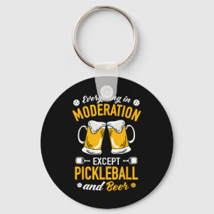 Paddlell Tennis - Dminton Beer Mugg Picklell och b Nyckelring