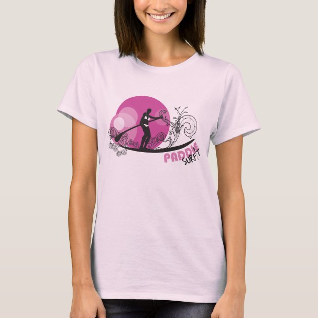 PaddleSurFIT går rosor Tee Shirt (Framsida)