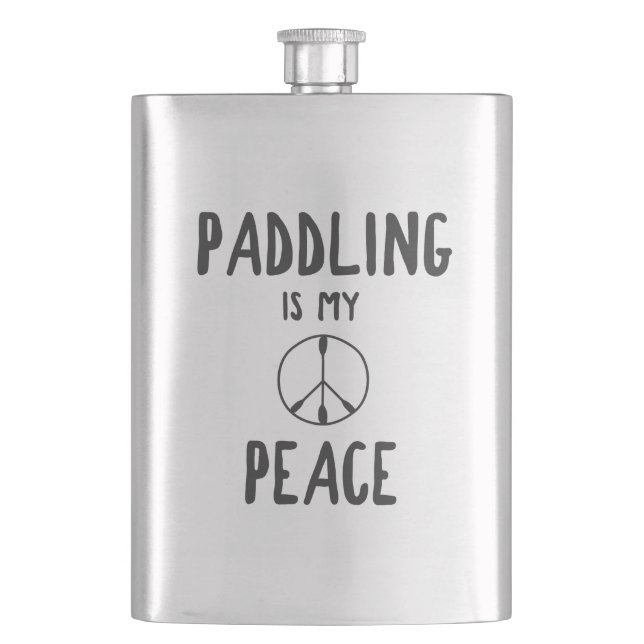 Paddling är min fred fickplunta (Framsidan)