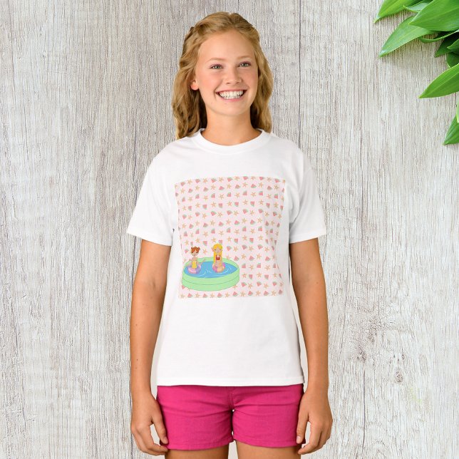 Paddling Bassäng Girls T-Shirt (Skapare uppladdad)