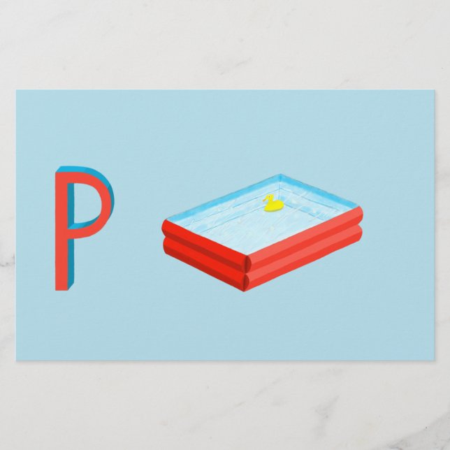 Paddling Bassäng Papper (Framsida)