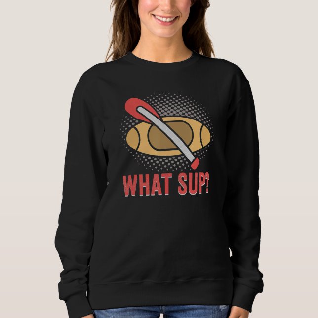 Paddning och uppställning Paddle What Sup Board T Shirt (Framsida)