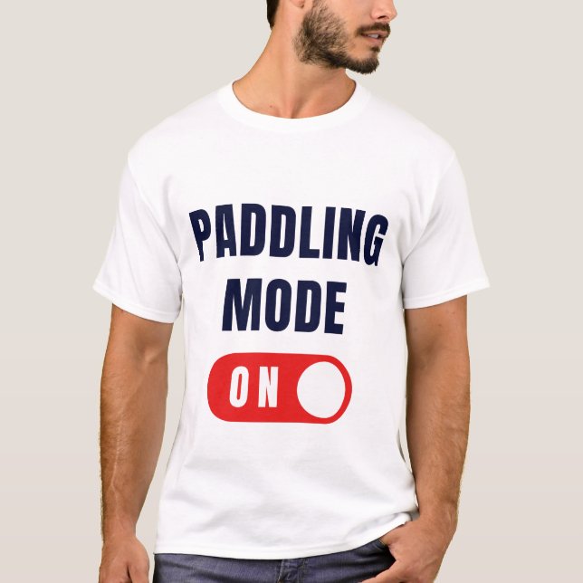 Paddningsläge på: Dronbåtsfestival 2024 T Shirt (Framsida)