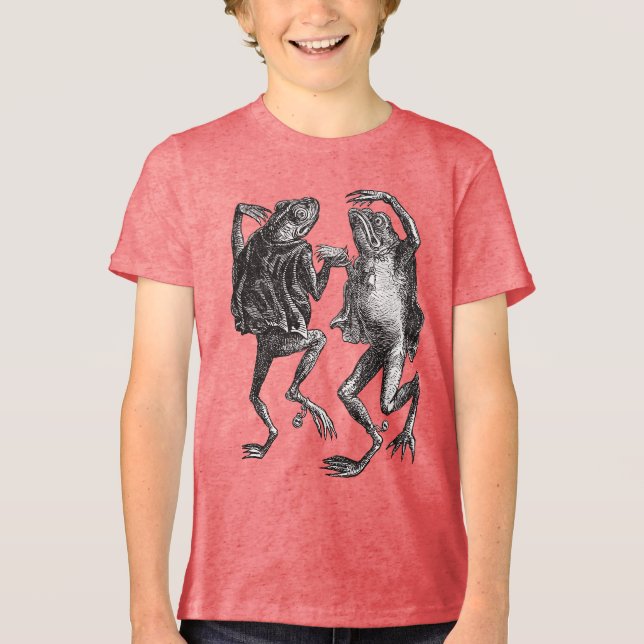 Paddor Dansar På Sabbat Dictionnaire Infernal T Shirt (Framsida)