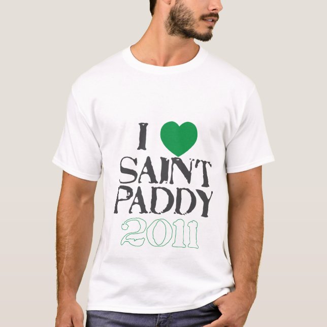 paddy 2011 för I-hjärtasaint T Shirt (Framsida)