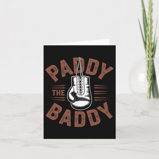 Paddy Baddy Irish Boxing Fläkt Gift Kort (Framsida)