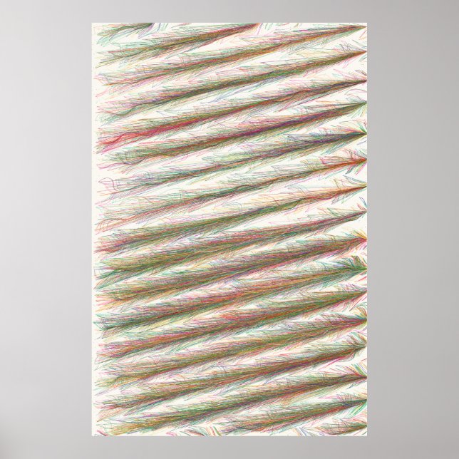 Paddy Fields Pattern  Poster (Framsidan)