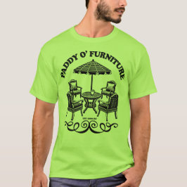 Paddy O'FurnMöbler Funny St patrick's day Party T Shirt