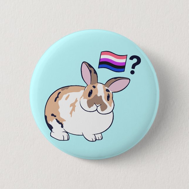 Paddy Pride Badge (Genderfluid) Knapp (Framsida)