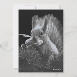 Paddykummel, ekorre inbjudningar