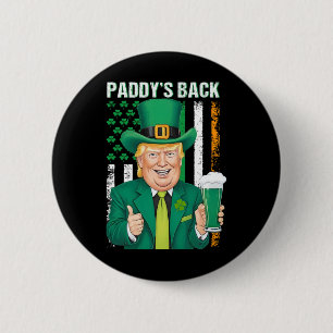 Paddy's Back Funny Trump St. Patricks Day Manar Wo Knapp