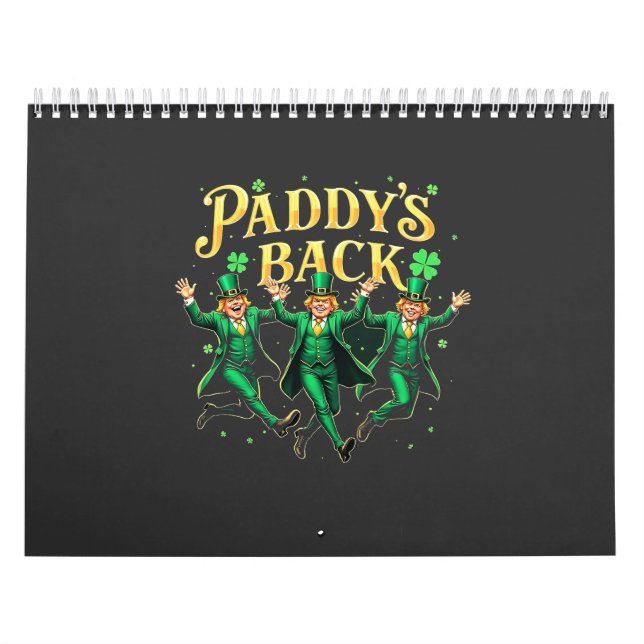 Paddy's Back St patrick's day Trump Dancing Kalender (Omslag)