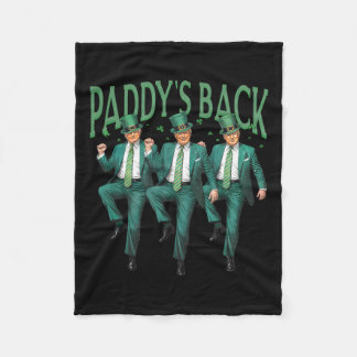 Paddy's Back Trump St patricks day St Pattys Day D Fleecefilt