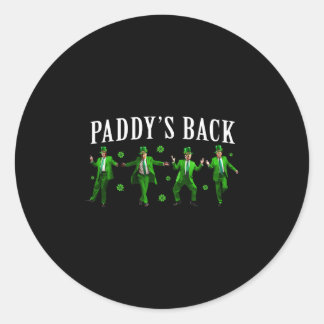 Paddy's Ck Roliga Trump St Patrick's Day Irländska Runt Klistermärke