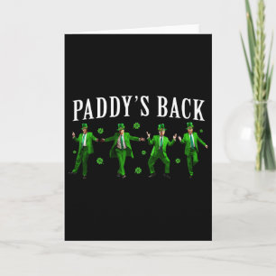 Paddy's Ck Roligt Trump St Patrick's Day Irländsk Kort