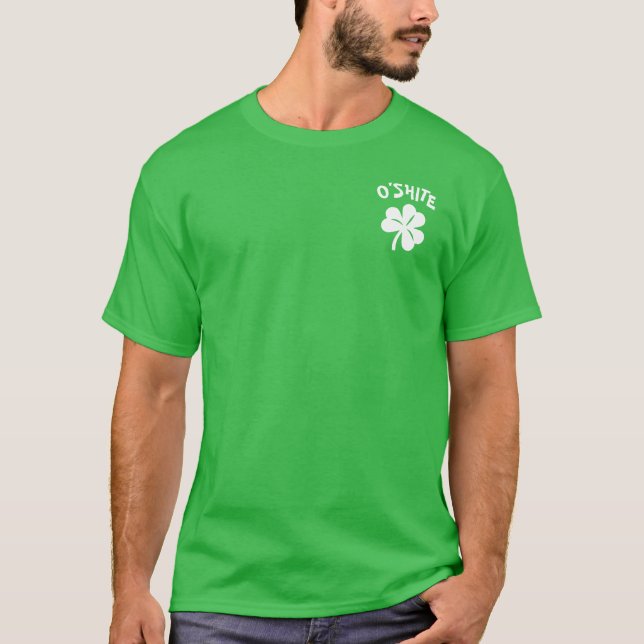 Paddy's Day - O'Shite T Shirt (Framsida)