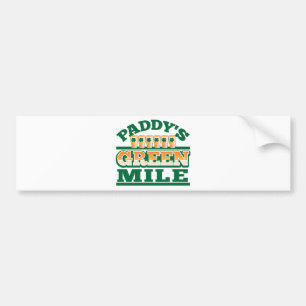 Paddy's GÖRAR GRÖN MILE från ölen shoppar Bildekal