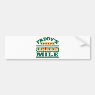 Paddy's GÖRAR GRÖN MILE från ölen shoppar Bildekal