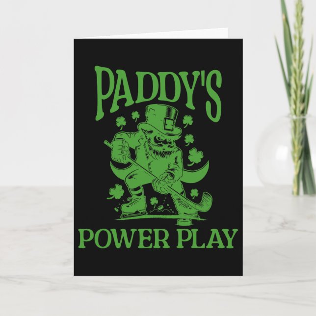 Paddy's Power Play Hockey Shamrock _1  Kort (Framsida)
