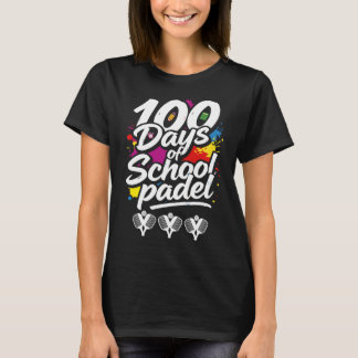 padel 100 Days Of School teacher lover Sport Cute  T Shirt
