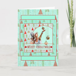 Padel Christmas Card – Padel Retro Christmas Kort