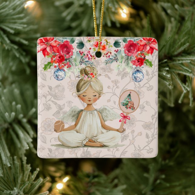 Padel Christmas Ornament – A Holiday Padel Angel (Träd)