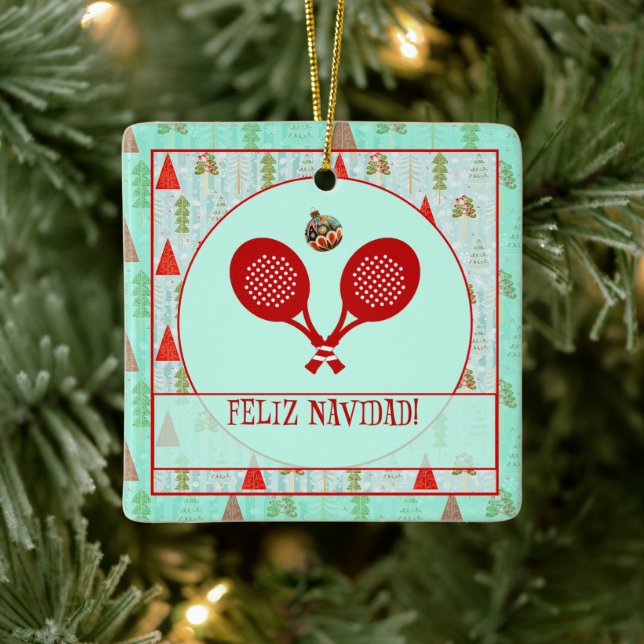 Padel Christmas Ornament – A Padel Retro Christmas (Träd)