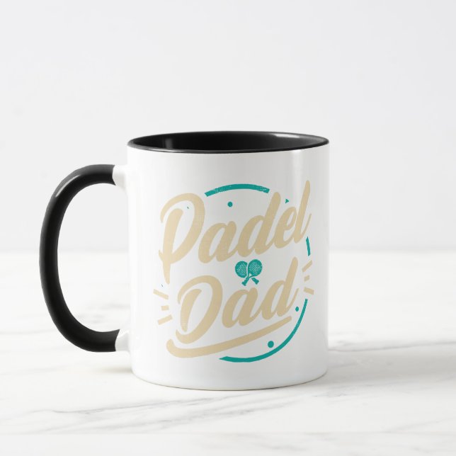 Padel Dad Platform Tennis Paddleball Padel  Mugg (Vänster)