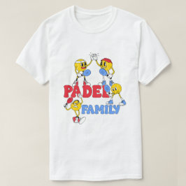 Padel Familj | Retro Tecknad T-Shirt