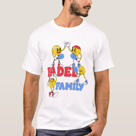 Padel Familj | Retro Tecknad T-Shirt