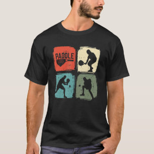 Padel Funny Padel Player Vintage Retro Gift T Shirt