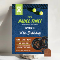 Padel Game Time Birthday Game