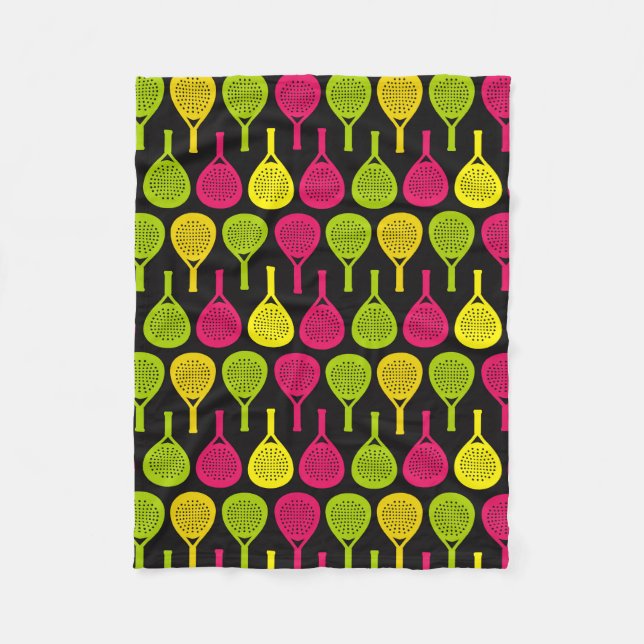 Padel Glow & Throw Fleecefilt (Framsidan)