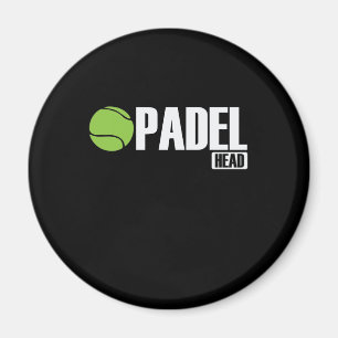 Padel Head Tennis Sport und Boll Magnet