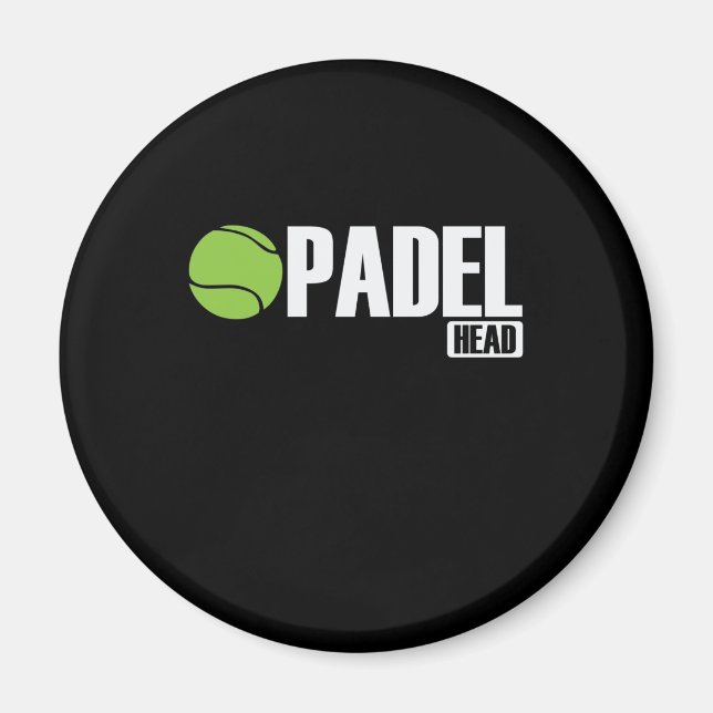 Padel Head Tennis Sport und Boll Magnet (Framsidan)