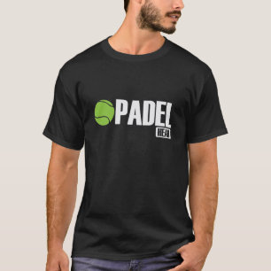Padel Head Tennis Sport und Boll T Shirt