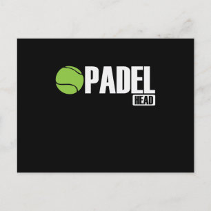 Padel Head Tennis Sport und Boll Vykort