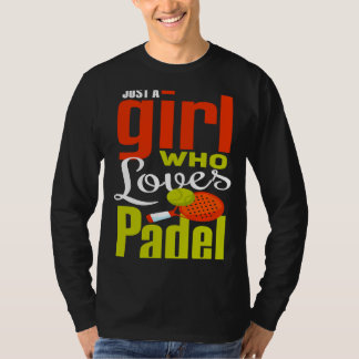 Padel  I Love Sport Padel Girls  Padel Player T Shirt