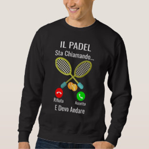 Padel Ideas Paddle Tennis Player Lång Ärmad Tröja
