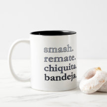 Padel kaffemugg - Personlig Word Vibes Svart-Grå