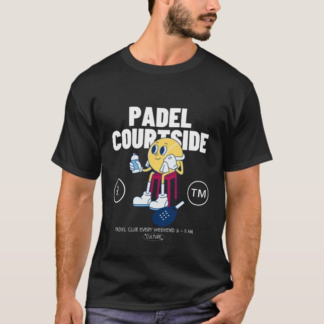 Padel klubb varje vecka t shirt (Framsida)