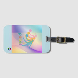 PADEL LUGGAGE TAG – VIBRANT STYLE for HER BRIGHTS Bagagebricka