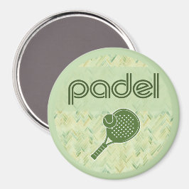 Padel Magnet – Spanska Kakel Vibes Matcha Grön