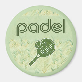 Padel Magnet – Spanska Kakel Vibes Matcha Grön